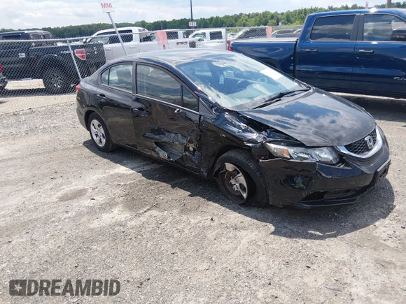 ✅ 2015 Honda Civic LX • VIN: 19XFB2F55FE268447 • Lot: 45392783. Listed on IAAI with 100,264 mi. Free auction sales archive from the USA and detailed vehicle history report at DreamBid. Image 1.