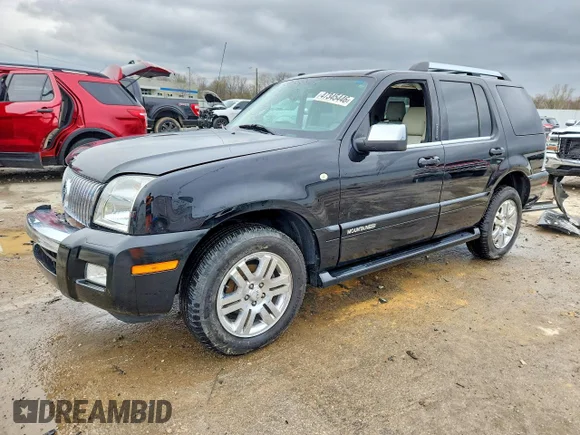 ✅ 2009 Mercury Mountaineer Premier • VIN: 4M2EU48809UJ00787 • Lot: 47345446. Listed on Copart with 64,105 mi. Free auction sales archive from the USA and detailed vehicle history report at DreamBid. Image 1.