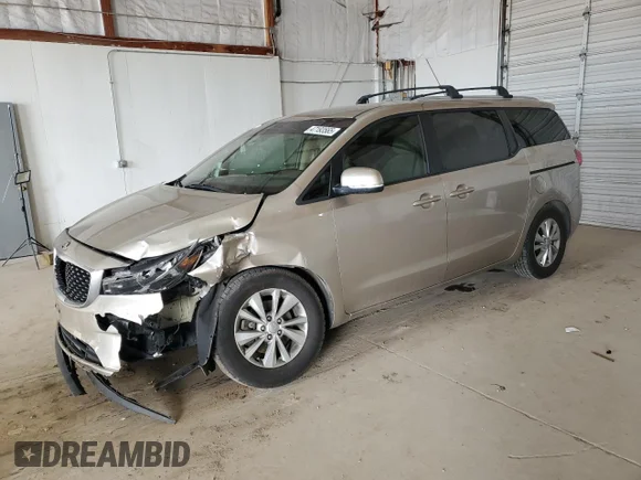 ✅ 2016 Kia Sedona LX • VIN: KNDMB5C13G6172544 • Lot: 47193565. Wystawiony na Copart z przebiegiem 101 044 mil. Bezpłatny archiwum sprzedaży aukcyjnych z USA i szczegółowy raport historii pojazdu na DreamBid. Zdjęcie 1.