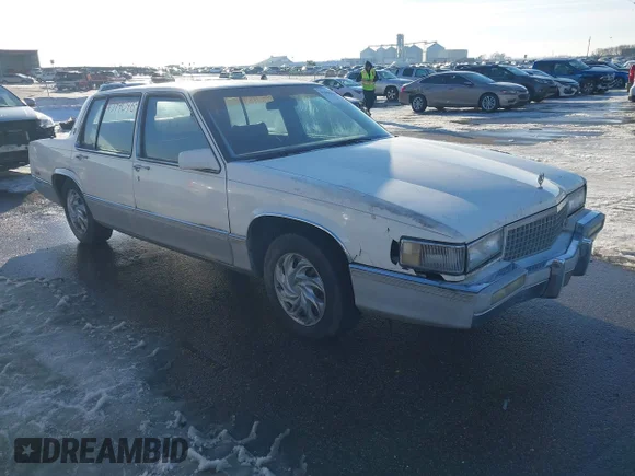 ✅ 1989 Cadillac DeVille • VIN: 1G6CD5155K4215977 • Лот: 43990469. Опубликован ранее на IAAI с пробегом 223 974 миль. Бесплатный доступ к архиву аукционных продаж из США и подробный отчёт об истории автомобиля на DreamBid. Изображение 1.