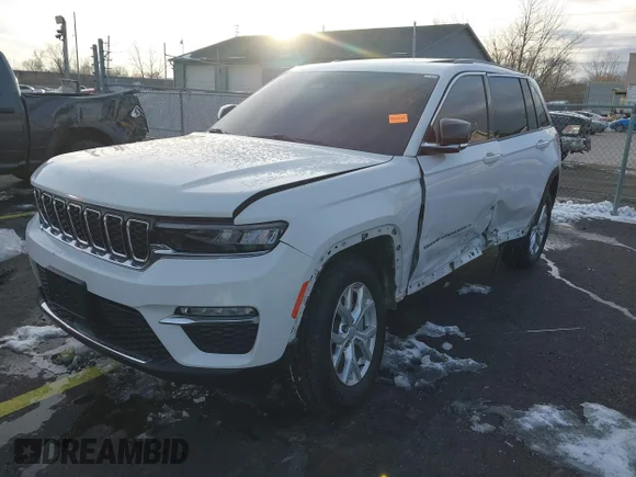 ✅ 2023 Jeep Grand Cherokee Limited • VIN: 1C4RJHBG2PC512218 • Lot: 43881319. Listed on IAAI with 48,730 mi. Free auction sales archive from the USA and detailed vehicle history report at DreamBid. Image 2.