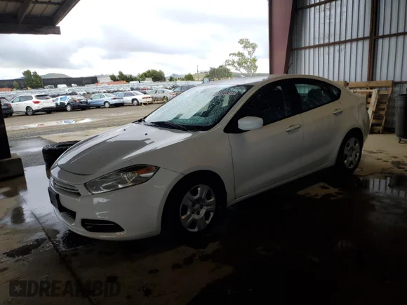 ✅ 2015 Dodge Dart SE • VIN: 1C3CDFAA5FD364111 • Lot: 56569015. Listed on Copart with 66,419 mi. Free auction sales archive from the USA and detailed vehicle history report at DreamBid. Image 1.