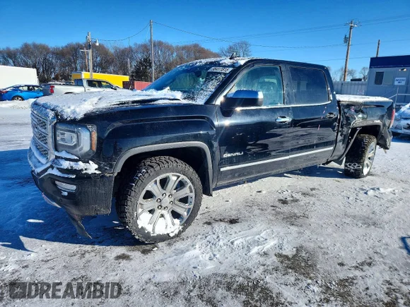 ✅ 2018 GMC Sierra 1500 Denali • VIN: 3GTU2PEJ4JG607425 • Лот: 98411815. Опубликован ранее на Copart с пробегом 99 487 миль. Бесплатный доступ к архиву аукционных продаж из США и подробный отчёт об истории автомобиля на DreamBid. Изображение 1.