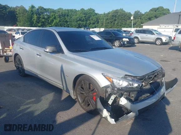 ✅ 2019 Infiniti Q50 Luxe • VIN: JN1EV7AP0KM510844 • Lot: 45497209. Wystawiony na IAAI z przebiegiem 105 030 mil. Bezpłatny archiwum sprzedaży aukcyjnych z USA i szczegółowy raport historii pojazdu na DreamBid. Zdjęcie 1.