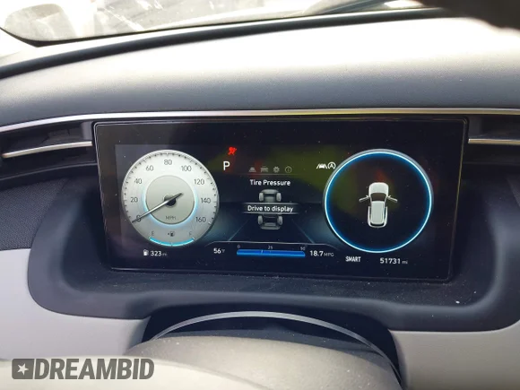 ✅ 2022 Hyundai Tucson SEL • VIN: 5NMJF3AE8NH064860 • Lot: 44632145. Wystawiony na IAAI z przebiegiem 51 731 mil. Bezpłatny archiwum sprzedaży aukcyjnych z USA i szczegółowy raport historii pojazdu na DreamBid. Zdjęcie 7.