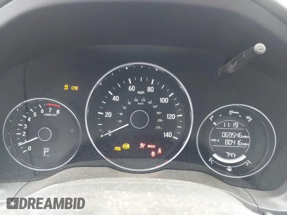 ✅ 2017 Honda HR-V EX-L • VIN: 3CZRU5H74HM725517 • Лот: 44814397. Опубліковано раніше на IAAI з пробігом 69 546 миль. Безкоштовний доступ до архіву аукціонних продажів зі США та докладний звіт про історію автомобіля на DreamBid. Зображення 7.