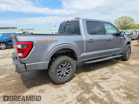 ✅ 2023 Ford F-150 Tremor • VIN: 1FTEW1E86PFD14915 • Lot: 52908586. Listed on Copart with 37,985 mi. Free auction sales archive from the USA and detailed vehicle history report at DreamBid. Image 3.