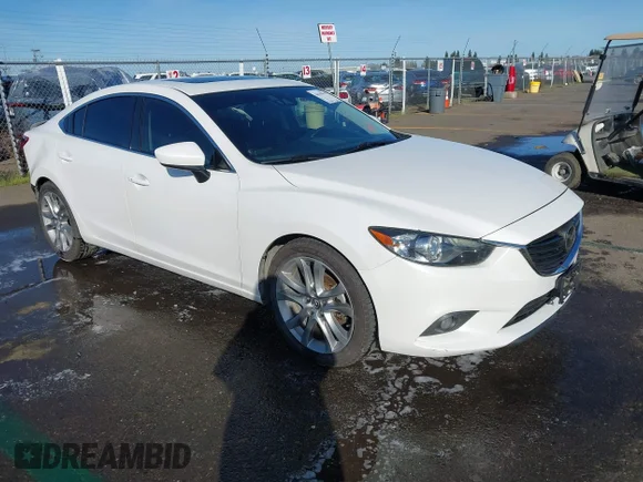 ✅ 2015 Mazda 6 i Grand Touring • VIN: JM1GJ1W55F1208575 • Лот: 44438119. Опубликован ранее на IAAI с пробегом 121 415 миль. Бесплатный доступ к архиву аукционных продаж из США и подробный отчёт об истории автомобиля на DreamBid. Изображение 1.