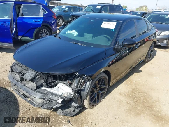 ✅ 2026 Honda Civic Sport • VIN: 2HGFE2F54TH526241 • Lot: 44339123. Listed on IAAI with 1,558 mi. Free auction sales archive from the USA and detailed vehicle history report at DreamBid. Image 2.
