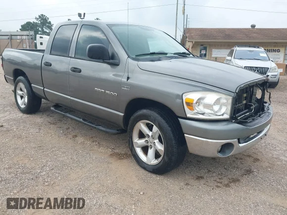 ✅ 2007 Dodge 1500 SLT • VIN: 1D7HA18297S222584 • Lot: 45342804. Listed on IAAI with 259,915 mi. Free auction sales archive from the USA and detailed vehicle history report at DreamBid. Image 1.
