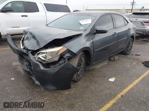 ✅ 2014 Toyota Corolla S Plus • VIN: 5YFBURHE4EP009007 • Lot: 44124055. Listed on IAAI with 247,126 mi. Free auction sales archive from the USA and detailed vehicle history report at DreamBid. Image 2.