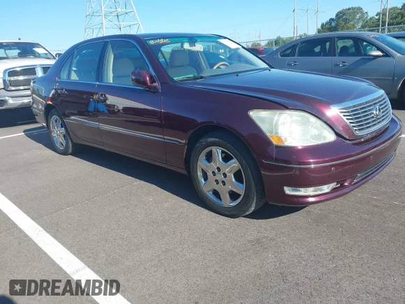 ✅ 2004 Lexus LS 430 • VIN: JTHBN36F340135632 • Лот: 43390971. Опубликован ранее на IAAI с пробегом 301 247 миль. Бесплатный доступ к архиву аукционных продаж из США и подробный отчёт об истории автомобиля на DreamBid. Изображение 1.