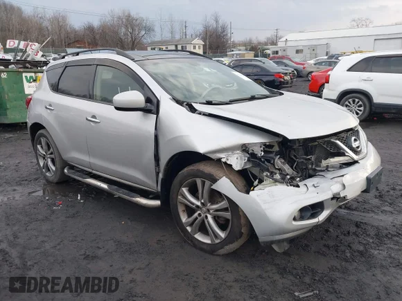 ✅ 2012 Nissan Murano SV • VIN: JN8AZ1MW9CW204154 • Лот: 44120655. Опубликован ранее на IAAI с пробегом 152 971 миль. Бесплатный доступ к архиву аукционных продаж из США и подробный отчёт об истории автомобиля на DreamBid. Изображение 1.