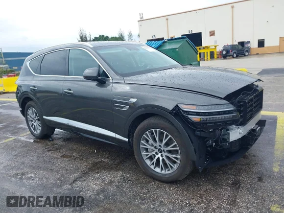 ✅ 2025 Genesis GV80 Standard • VIN: KMUHFESB7SU241172 • Лот: 42208893. Опубликован ранее на IAAI с пробегом 7 748 миль. Бесплатный доступ к архиву аукционных продаж из США и подробный отчёт об истории автомобиля на DreamBid. Изображение 1.