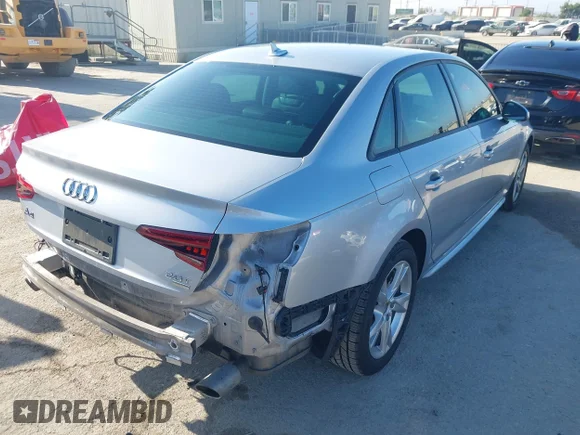✅ 2018 Audi A4 Premium • VIN: WAUKMAF41JA139995 • Lot: 45318540. Listed on IAAI with 99,673 mi. Free auction sales archive from the USA and detailed vehicle history report at DreamBid. Image 4.