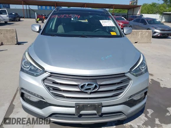 ✅ 2018 Hyundai Santa Fe 2.4L • VIN: 5XYZU3LB6JG537283 • Lot: 45083574. Listed on IAAI with 158,638 mi. Free auction sales archive from the USA and detailed vehicle history report at DreamBid. Image 6.