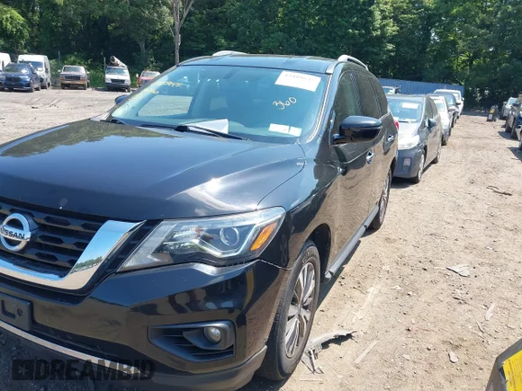 ✅ 2019 Nissan Pathfinder Platinum • VIN: 5N1DR2MM0KC596160 • Lot: 45488645. Listed on IAAI with 140,921 mi. Free auction sales archive from the USA and detailed vehicle history report at DreamBid. Image 6.