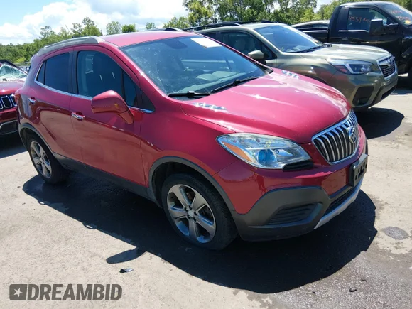 ✅ 2013 Buick Encore • VIN: KL4CJASB1DB198414 • Lot: 45399931. Wystawiony na IAAI z przebiegiem 76 298 mil. Bezpłatny archiwum sprzedaży aukcyjnych z USA i szczegółowy raport historii pojazdu na DreamBid. Zdjęcie 1.