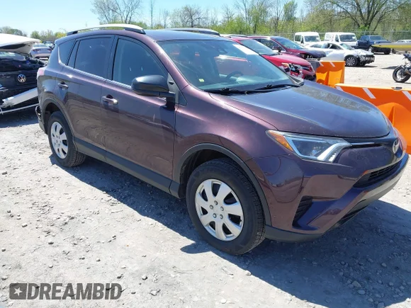 ✅ 2017 Toyota RAV4 LE • VIN: 2T3BFREV7HW643842 • Lot: 45002125. Listed on IAAI with 188,011 mi. Free auction sales archive from the USA and detailed vehicle history report at DreamBid. Image 1.