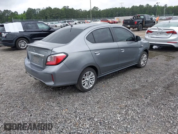 ✅ 2021 Mitsubishi Mirage ES • VIN: ML32FUFJ7MHF01849 • Lot: 44986406. Listed on IAAI with 98,788 mi. Free auction sales archive from the USA and detailed vehicle history report at DreamBid. Image 4.