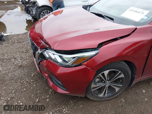 ✅ 2022 Nissan Sentra SV • VIN: 3N1AB8CV3NY290996 • Lot: 45146475. Listed on IAAI with 23,164 mi. Free auction sales archive from the USA and detailed vehicle history report at DreamBid. Image 6.