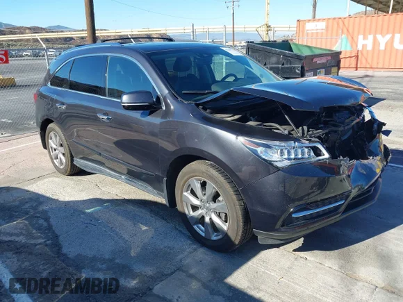 ✅ 2016 Acura MDX Advance • VIN: 5FRYD4H92GB021802 • Lot: 43290773. Wystawiony na IAAI z przebiegiem 91 600 mil. Bezpłatny archiwum sprzedaży aukcyjnych z USA i szczegółowy raport historii pojazdu na DreamBid. Zdjęcie 1.