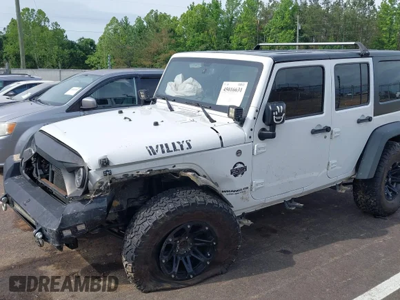 ✅ 2015 Jeep Wrangler Unlimited Sport • VIN: 1C4BJWDG1FL633050 • Lot: 45016631. Wystawiony na IAAI z przebiegiem 117 293 mil. Bezpłatny archiwum sprzedaży aukcyjnych z USA i szczegółowy raport historii pojazdu na DreamBid. Zdjęcie 6.