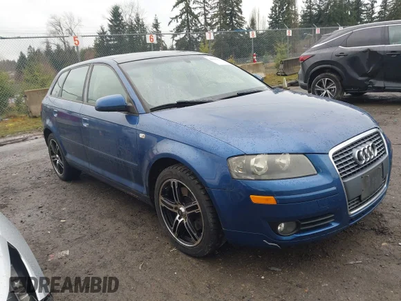✅ 2006 Audi A3 Premium • VIN: WAUNF78PX6A147084 • Лот: 44425827. Опубліковано раніше на IAAI з пробігом 108 683 миль. Безкоштовний доступ до архіву аукціонних продажів зі США та докладний звіт про історію автомобіля на DreamBid. Зображення 1.