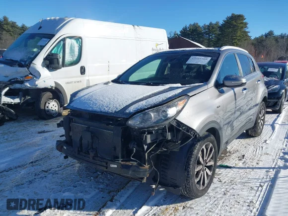 ✅ 2017 Kia Sportage EX • VIN: KNDPNCAC6H7221762 • Lot: 43925308. Listed on IAAI with 96,134 mi. Free auction sales archive from the USA and detailed vehicle history report at DreamBid. Image 2.