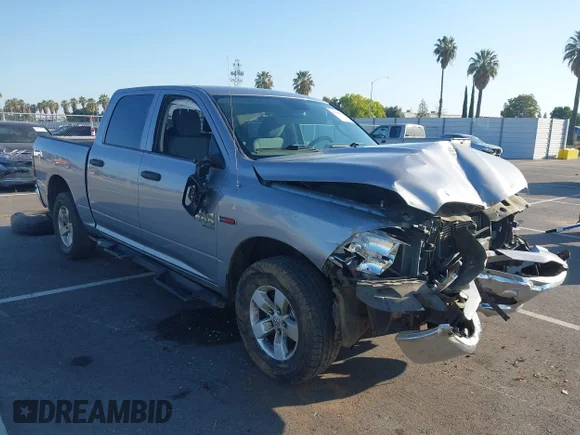 ✅ 2019 Ram 1500 Tradesman • VIN: 1C6RR7KM7KS726166 • Лот: 42020201. Опубліковано раніше на IAAI з пробігом 63 297 миль. Безкоштовний доступ до архіву аукціонних продажів зі США та докладний звіт про історію автомобіля на DreamBid. Зображення 1.