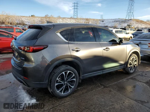 ✅ 2022 Mazda CX-5 S Premium • VIN: JM3KFBDM4N1545045 • Lot: 42264484. Wystawiony na Copart z przebiegiem 28 167 mil. Bezpłatny archiwum sprzedaży aukcyjnych z USA i szczegółowy raport historii pojazdu na DreamBid. Zdjęcie 3.