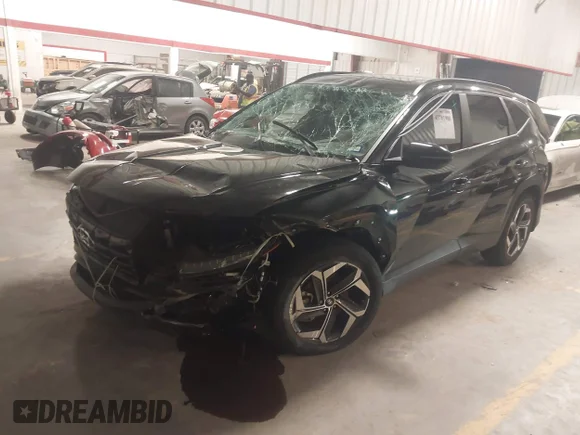 ✅ 2023 Hyundai Tucson SEL • VIN: 5NMJF3AE3PH263608 • Lot: 43781988. Wystawiony na IAAI z przebiegiem 36 131 mil. Bezpłatny archiwum sprzedaży aukcyjnych z USA i szczegółowy raport historii pojazdu na DreamBid. Zdjęcie 2.
