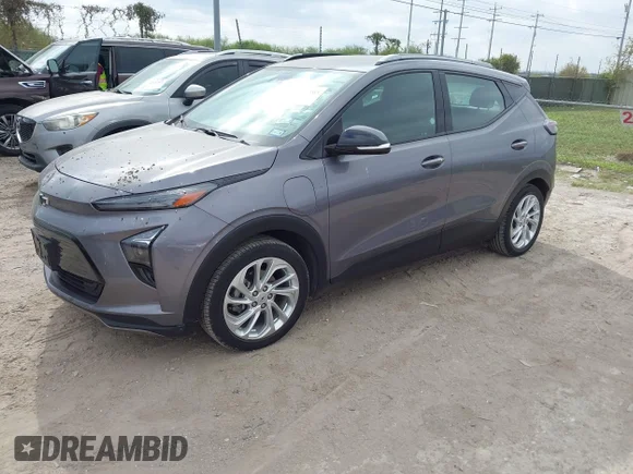 ✅ 2023 Chevrolet Bolt EUV LT • VIN: 1G1FY6S03P4149002 • Lot: 43712193. Wystawiony na IAAI z przebiegiem 97 401 mil. Bezpłatny archiwum sprzedaży aukcyjnych z USA i szczegółowy raport historii pojazdu na DreamBid. Zdjęcie 2.
