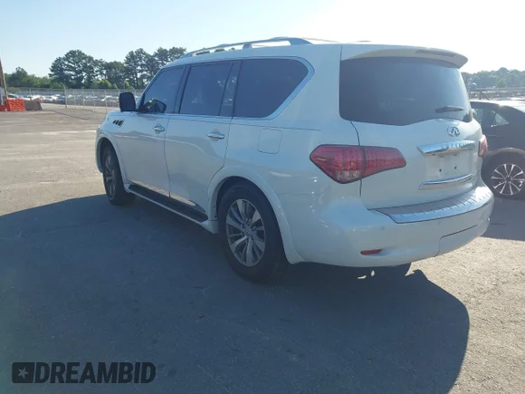 ✅ 2016 Infiniti QX80 • VIN: JN8AZ2NC7G9400740 • Lot: 45288100. Listed on IAAI with 156,025 mi. Free auction sales archive from the USA and detailed vehicle history report at DreamBid. Image 3.