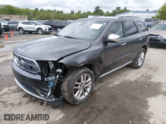 ✅ 2015 Dodge Durango Citadel • VIN: 1C4RDJEG7FC176980 • Lot: 45245049. Listed on IAAI with 103,442 mi. Free auction sales archive from the USA and detailed vehicle history report at DreamBid. Image 2.