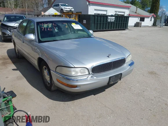 ✅ 2000 Buick Park Avenue • VIN: 1G4CW52K3Y4140809 • Лот: 45067161. Опубликован ранее на IAAI с пробегом 222 330 миль. Бесплатный доступ к архиву аукционных продаж из США и подробный отчёт об истории автомобиля на DreamBid. Изображение 1.