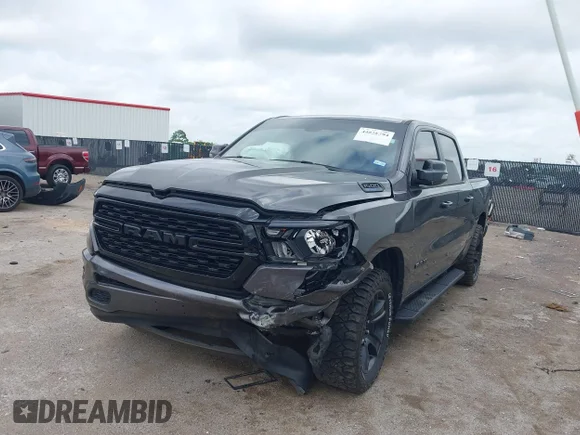 ✅ 2023 Ram 1500 Big Horn • VIN: 1C6RRFFGXPN532560 • Lot: 44828394. Wystawiony na IAAI z przebiegiem 54 682 mil. Bezpłatny archiwum sprzedaży aukcyjnych z USA i szczegółowy raport historii pojazdu na DreamBid. Zdjęcie 1.