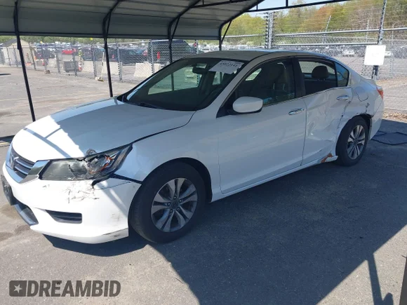 ✅ 2014 Honda Accord LX • VIN: 1HGCR2F38EA055699 • Lot: 45022141. Wystawiony na IAAI z przebiegiem 122 930 mil. Bezpłatny archiwum sprzedaży aukcyjnych z USA i szczegółowy raport historii pojazdu na DreamBid. Zdjęcie 2.