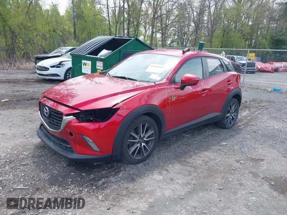 ✅ 2017 Mazda CX-3 Touring • VIN: JM1DKFC78H0164485 • Lot: 45059145. Listed on IAAI with 126,138 mi. Free auction sales archive from the USA and detailed vehicle history report at DreamBid. Image 2.