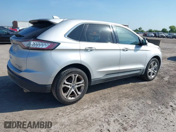 ✅ 2017 Ford Edge Titanium • VIN: 2FMPK3K92HBB57895 • Lot: 45216877. Listed on IAAI with 129,465 mi. Free auction sales archive from the USA and detailed vehicle history report at DreamBid. Image 4.