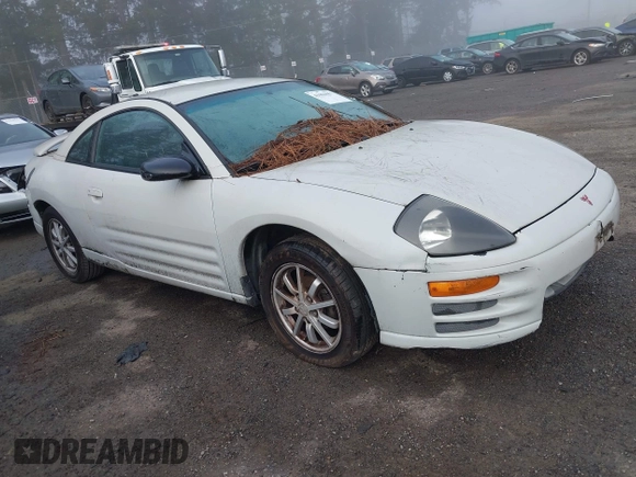 ✅ 2001 Mitsubishi Eclipse GS • VIN: 4A3AC44G21E214287 • Lot: 41004057. Wystawiony na IAAI z przebiegiem 99 465 mil. Bezpłatny archiwum sprzedaży aukcyjnych z USA i szczegółowy raport historii pojazdu na DreamBid. Zdjęcie 1.