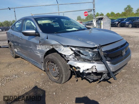 ✅ 2021 Honda Civic LX • VIN: 2HGFC2F60MH538225 • Lot: 45194077. Wystawiony na IAAI z przebiegiem 76 566 mil. Bezpłatny archiwum sprzedaży aukcyjnych z USA i szczegółowy raport historii pojazdu na DreamBid. Zdjęcie 1.