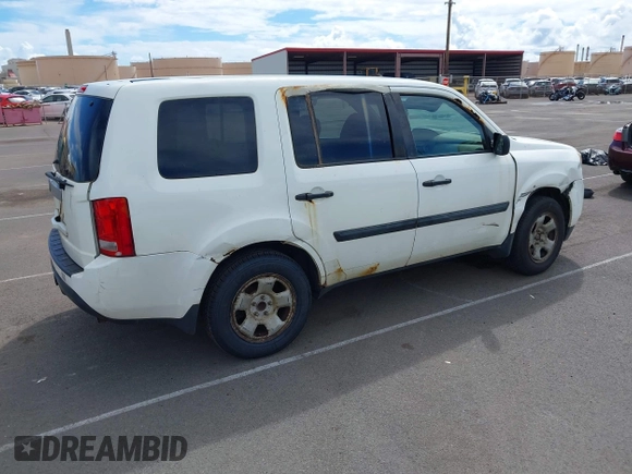 ✅ 2014 Honda Pilot LX • VIN: 5FNYF3H29EB006834 • Lot: 43401993. Wystawiony na IAAI z przebiegiem 192 315 mil. Bezpłatny archiwum sprzedaży aukcyjnych z USA i szczegółowy raport historii pojazdu na DreamBid. Zdjęcie 4.