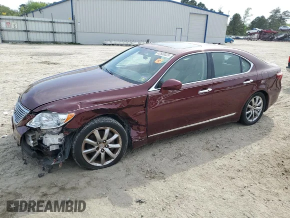 ✅ 2008 Lexus LS 460 • VIN: JTHBL46F285079509 • Lot: 52600035. Listed on Copart with 208,811 mi. Free auction sales archive from the USA and detailed vehicle history report at DreamBid. Image 1.