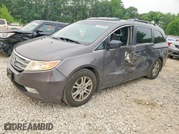 ✅ 2012 Honda Odyssey EX-L • VIN: 5FNRL5H6XCB080109 • Лот: 60833886. Опубліковано раніше на Copart з пробігом 211 610 миль. Безкоштовний доступ до архіву аукціонних продажів зі США та докладний звіт про історію автомобіля на DreamBid. Зображення 1.