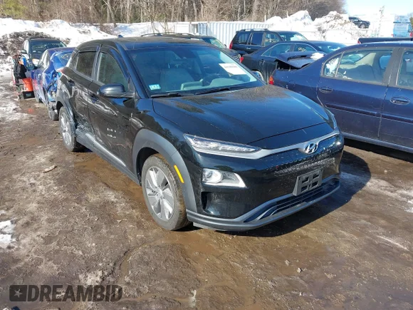 ✅ 2021 Hyundai Kona Limited • VIN: KM8K33AG8MU119728 • Лот: 44189608. Опубликован ранее на IAAI с пробегом 55 890 миль. Бесплатный доступ к архиву аукционных продаж из США и подробный отчёт об истории автомобиля на DreamBid. Изображение 1.