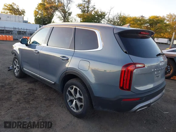 ✅ 2022 Kia Telluride EX • VIN: 5XYP34HC4NG323013 • Lot: 43417187. Wystawiony na IAAI z przebiegiem 32 733 mil. Bezpłatny archiwum sprzedaży aukcyjnych z USA i szczegółowy raport historii pojazdu na DreamBid. Zdjęcie 3.
