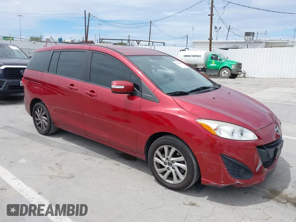 ✅ 2015 Mazda 5 Sport • VIN: JM1CW2BL2F0185451 • Lot: 45028695. Wystawiony na IAAI z przebiegiem 69 158 mil. Bezpłatny archiwum sprzedaży aukcyjnych z USA i szczegółowy raport historii pojazdu na DreamBid. Zdjęcie 1.
