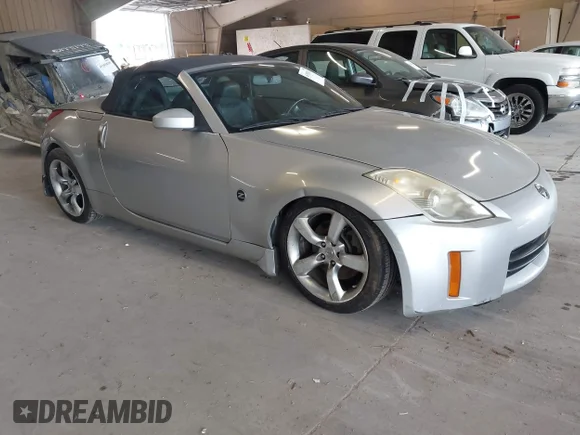 ✅ 2007 Nissan 350Z Enthusiast • VIN: JN1BZ36A57M653638 • Lot: 45392012. Listed on IAAI with 181,894 mi. Free auction sales archive from the USA and detailed vehicle history report at DreamBid. Image 1.
