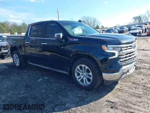 ✅ 2024 Chevrolet Silverado 1500 LTZ • VIN: 1GCUDGE82RZ255545 • Лот: 44070276. Опубликован ранее на IAAI с пробегом 33 800 миль. Бесплатный доступ к архиву аукционных продаж из США и подробный отчёт об истории автомобиля на DreamBid. Изображение 1.